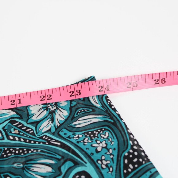 Lane Bryant Green Teal Paisley V-Neck Tank Top Size 16 - Picture 6 of 7